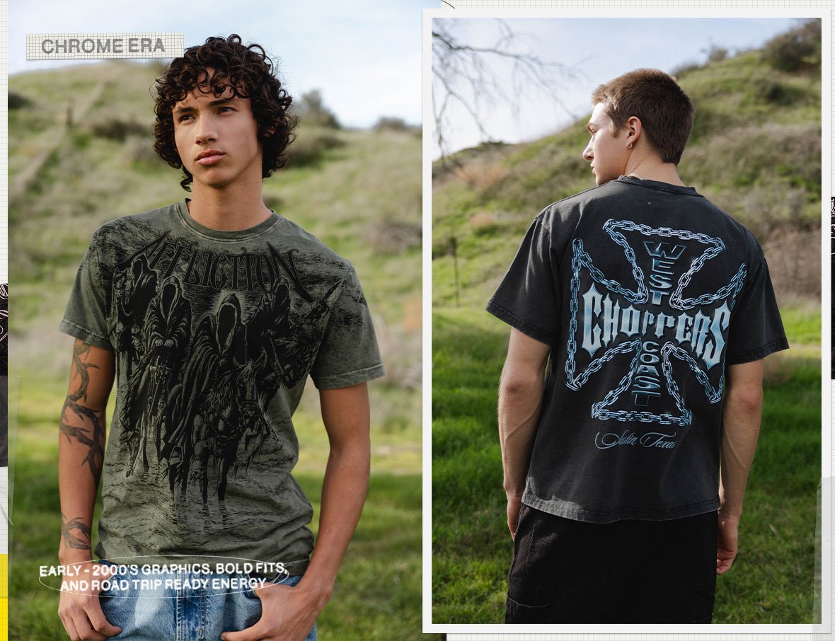 Chrome Era Early - 2000's Graphics, Bold Fits, and Road Trip Ready Energy