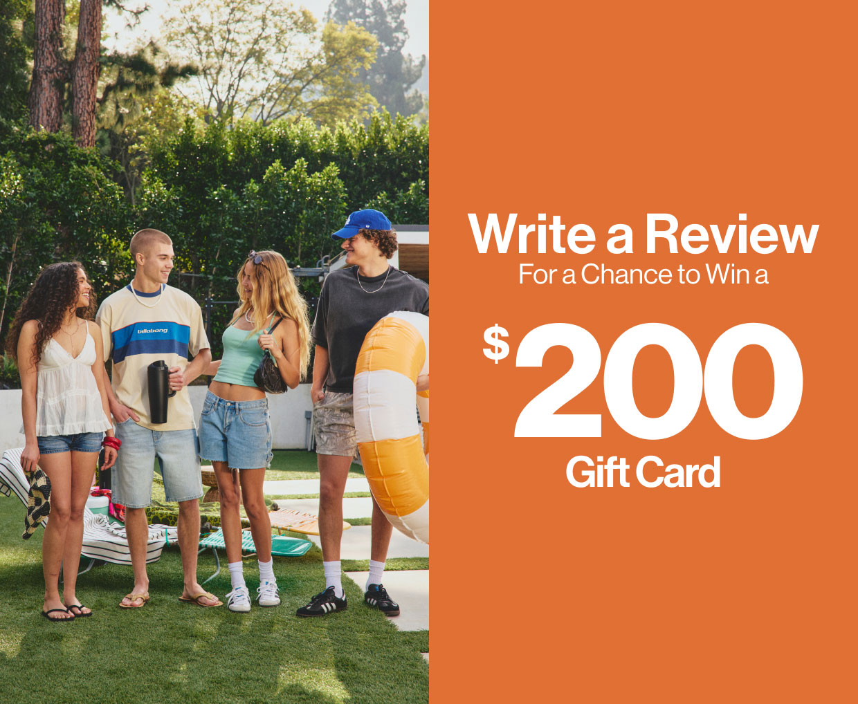 Write a review for a chance to win a $200 Tillys Gift Card