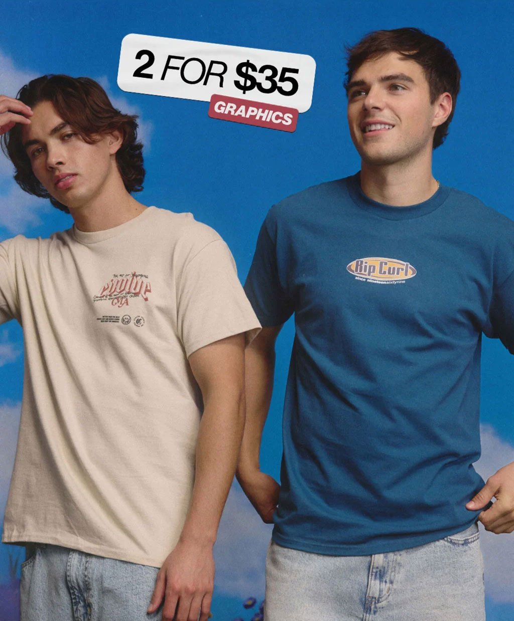 2 for $35* Graphic Tees