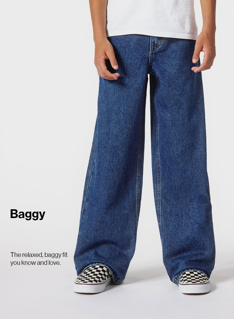 Baggy - The relaxed, baggy fit you know and love.