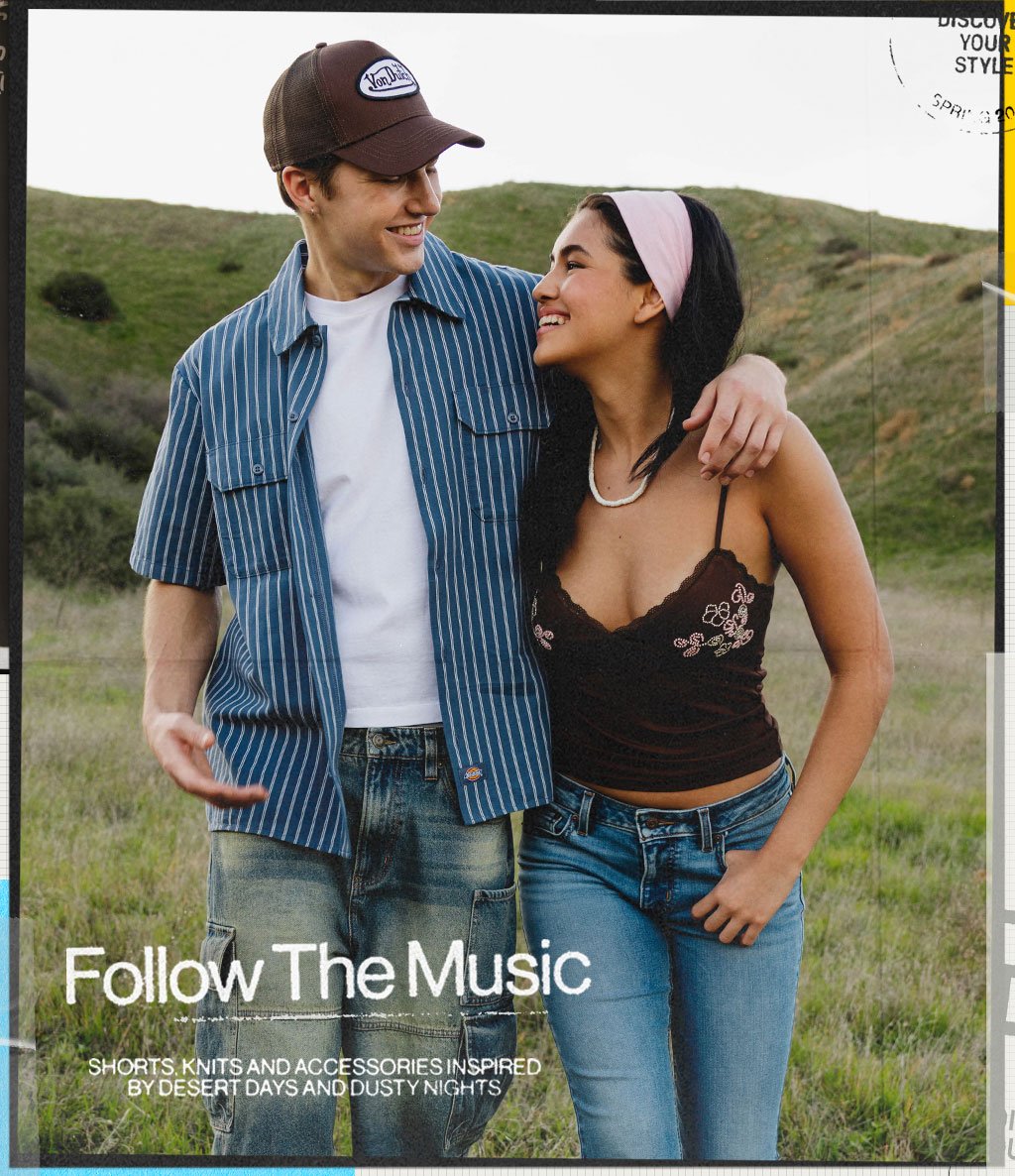 Follow The Music - Shorts, Knits, And Accessories Inspired by Desert Days and Dusty Nights