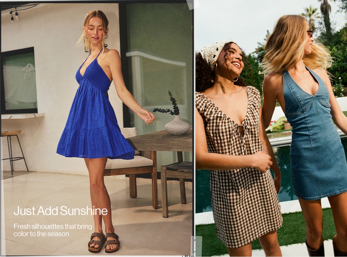 Just Add Sunshine Fresh silhouettes that bring color to the season