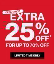 Clearance up to 60% OFF* Original Price - Price as Marked