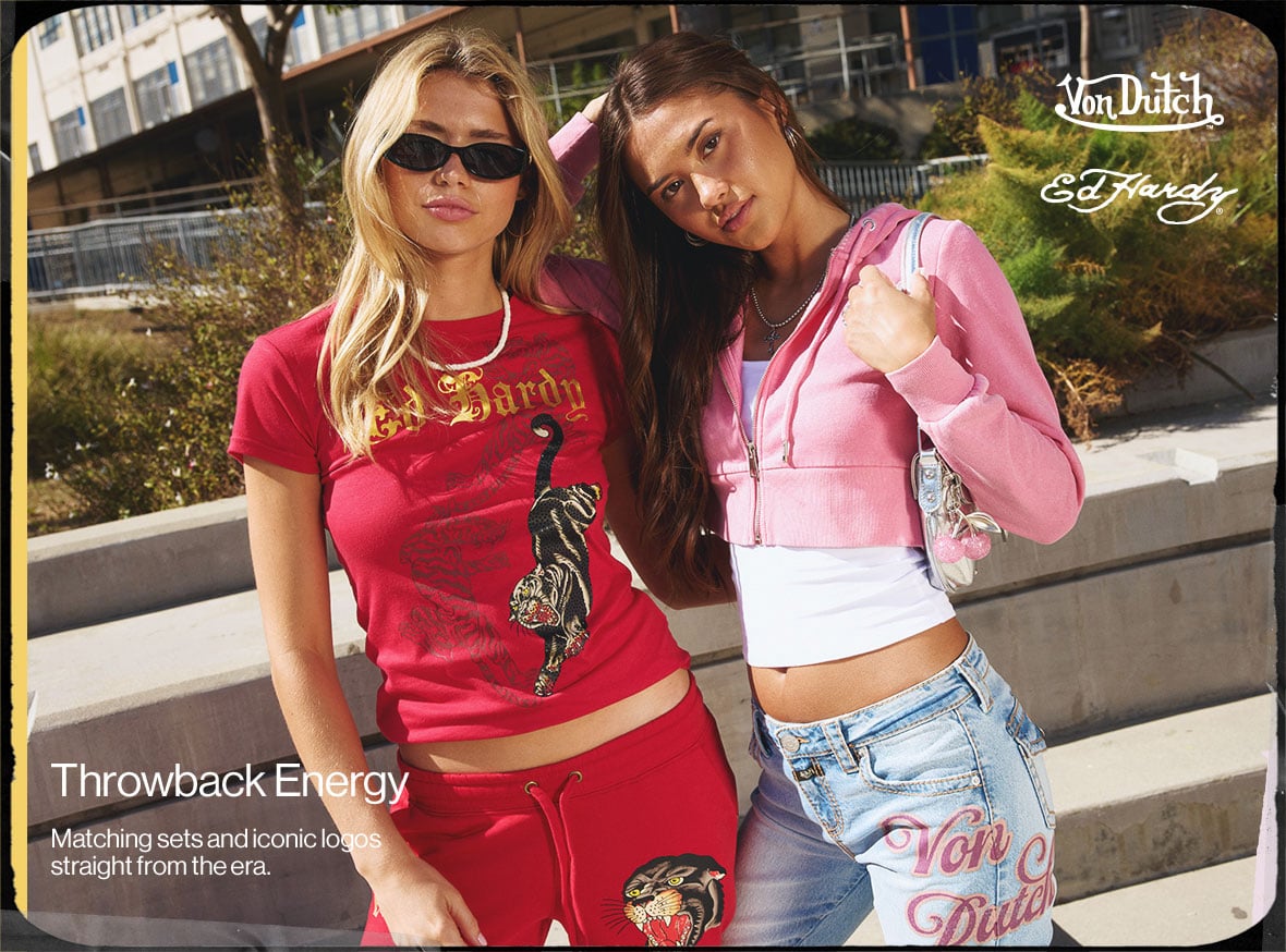 Throwback Energy - Matching sets and iconic logos straight from the era