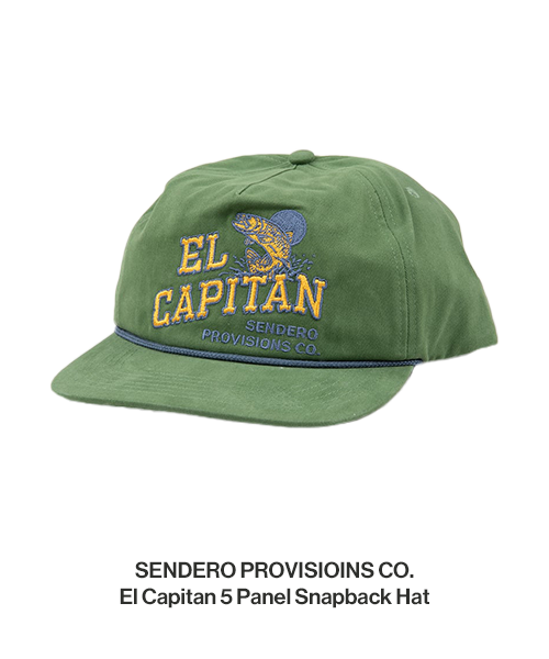 SENDERO PROVISIONS CO. El Capitan 5 Panel Snapback Hat