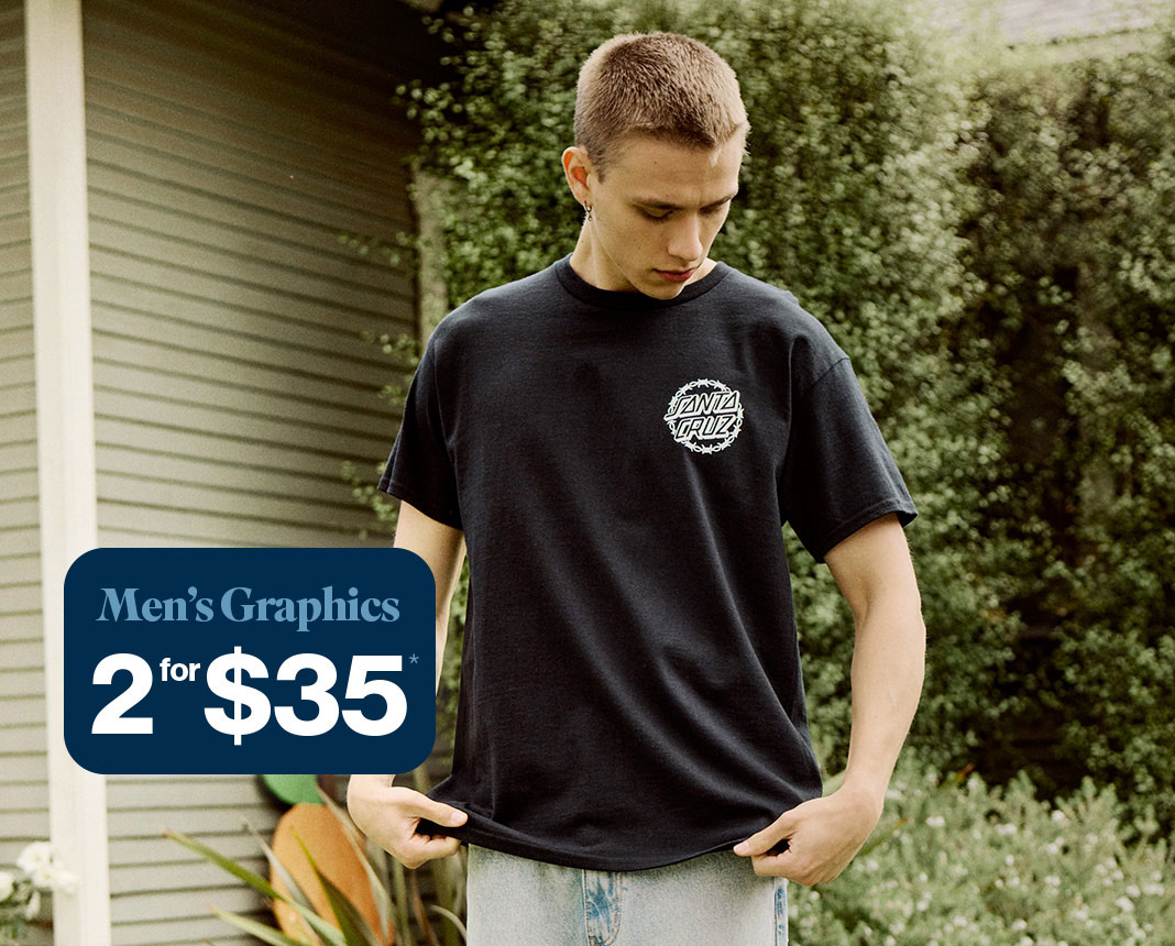Men's Graphics 2 for $35