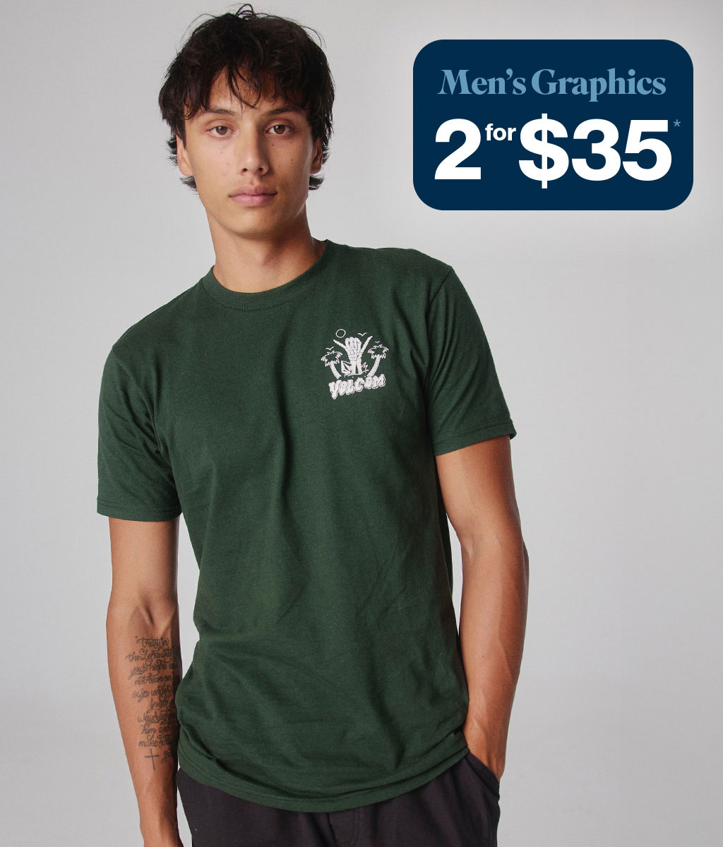 Men's Graphics 2 for $35*