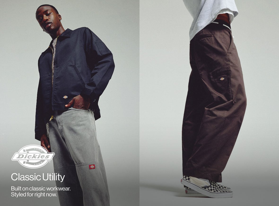 Dickies Classic Utility Built on classic workwear. Styled for right now.