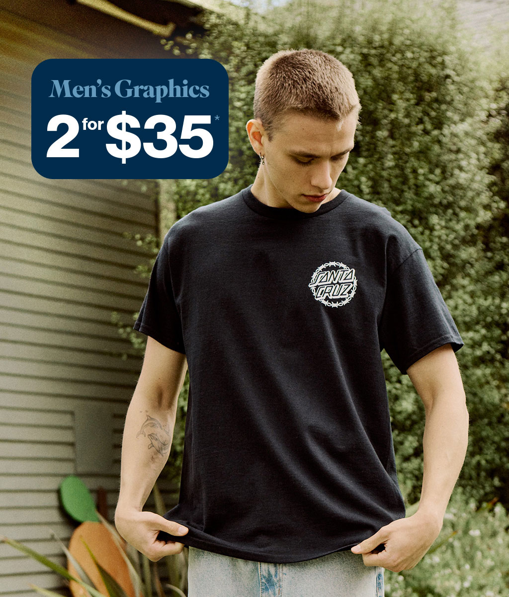Men's Graphics 2 for $35*