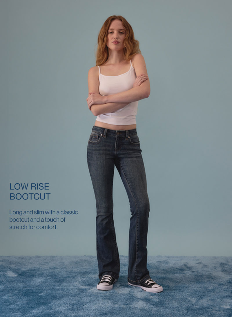 Low Rise Boot - Long and slim with a classic bootcut and a touch of stretch for comfort.