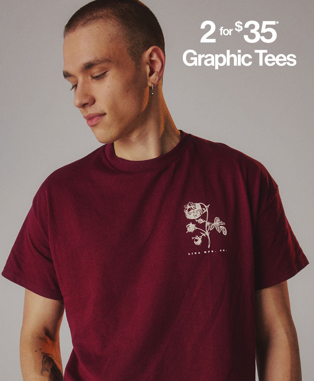 2 for $35* Graphic Tees