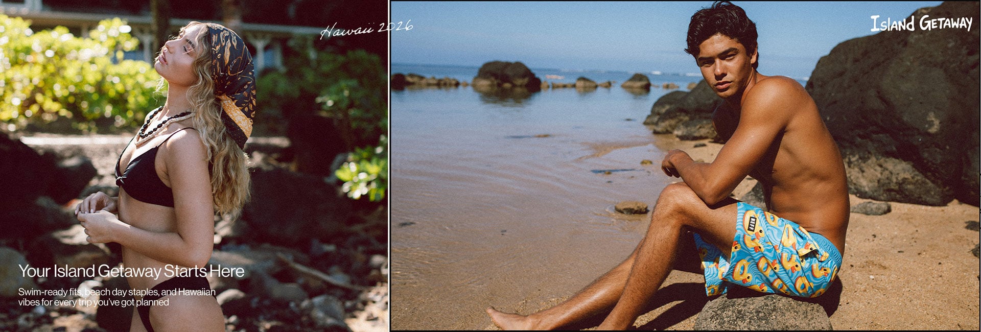 Island Getaway Your Island Getaway Starts Here Swim-ready fits beach day staples, and Hawaiian vibes for every trip you've got planned.
