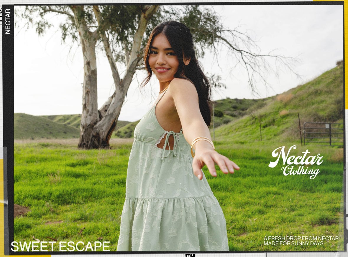 Nectar Clothing Sweet Escape A Fresh Drop from Nectar Made for Sunny Days