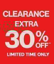 Clearance extra 30% OFF* Limited Time Only