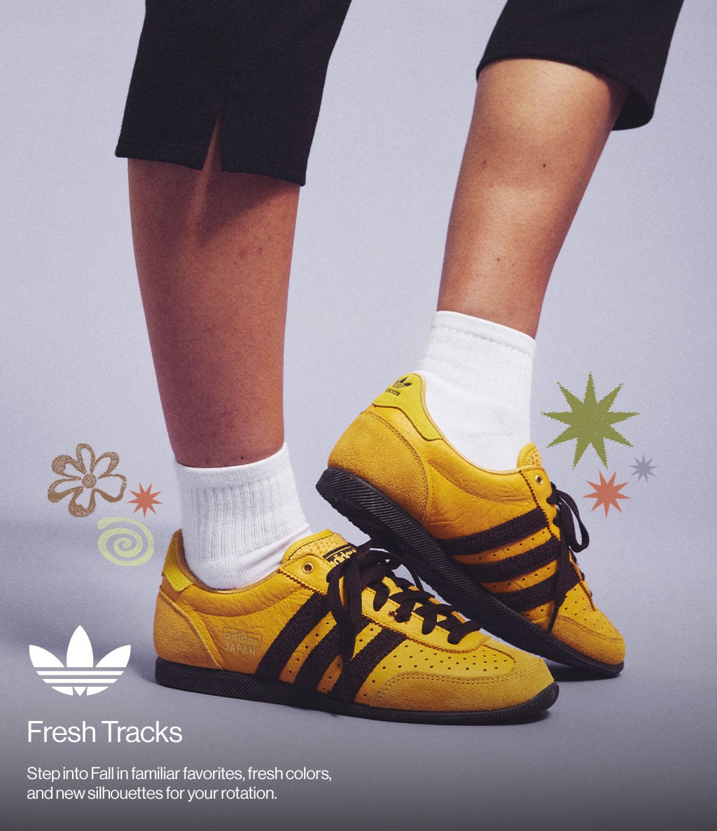 Fresh Tracks Step into Fall in familiar favorties, fresh colors, and new silhouettes for your rotation.