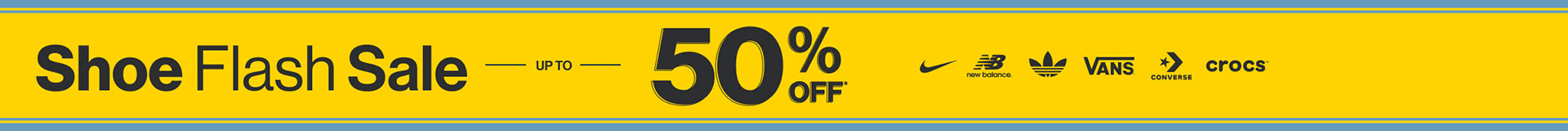 Shoe Flash Sale up to 50% OFF*