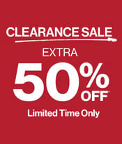 Clearance Sale Extra 50% OFF* Limited Time Only