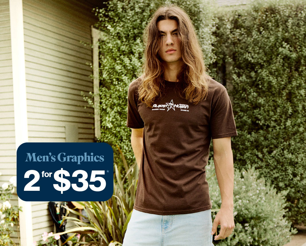 Men's Graphics 2 for $35