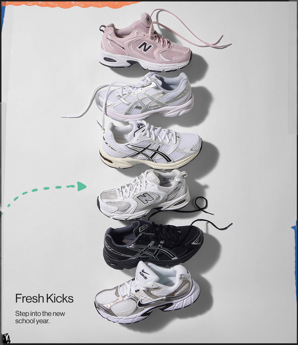 Fresh Kicks Step into the new school year.