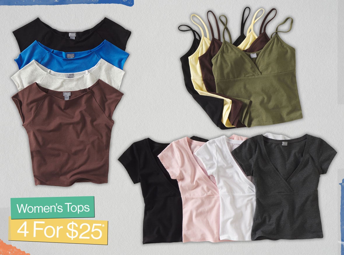 Women's Tops 4 for $25