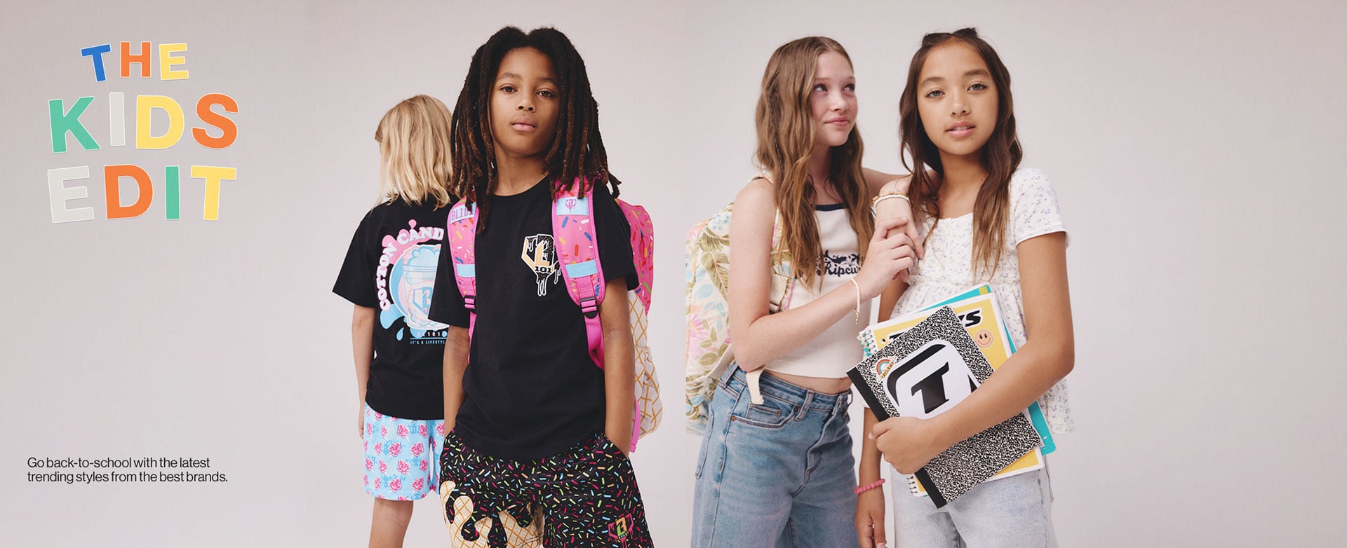 The Kids Edit Go back-to-school with the latest trending styles from the best brands.