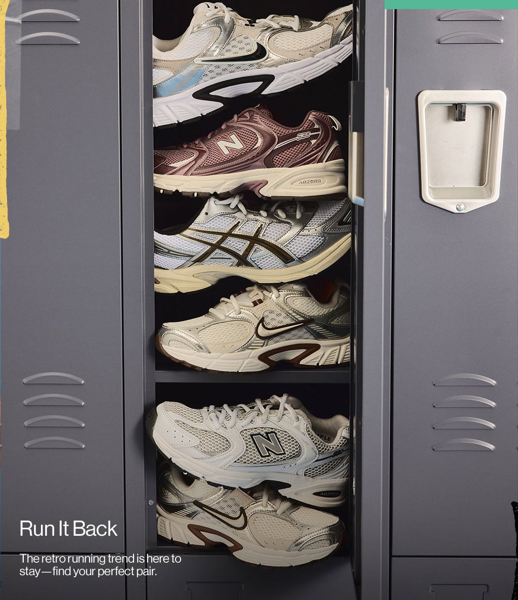Run It Back The retro running trend is here to say - find your perfect pair.
