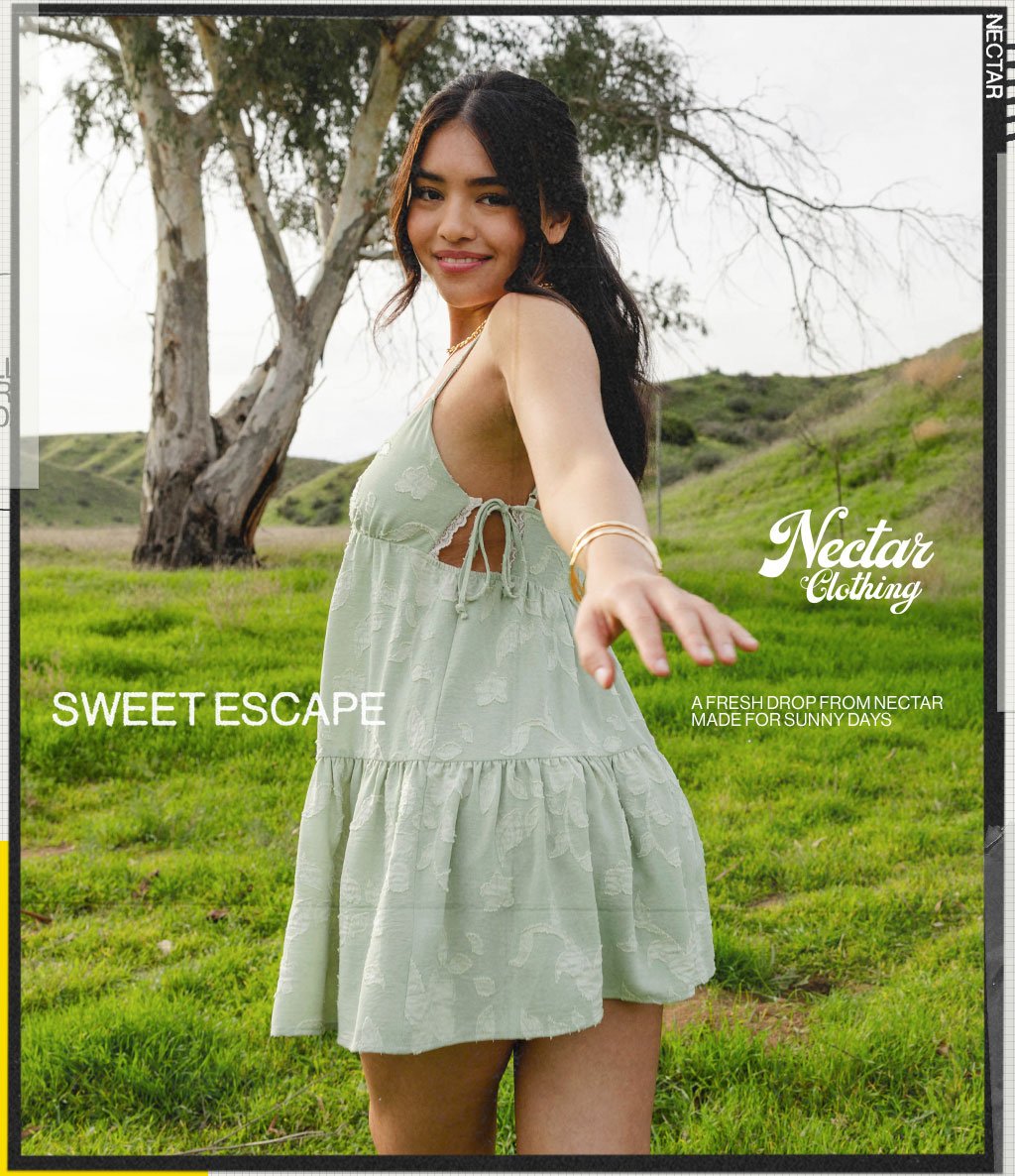 Nectar Clothing Sweet Escape A Fresh Drop from Nectar Made for Sunny Day