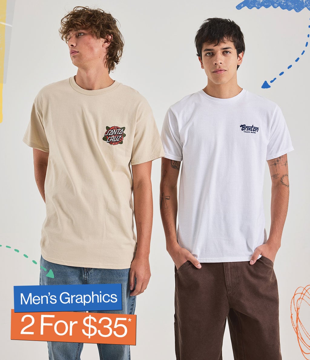 Men's Graphics 2 For $35