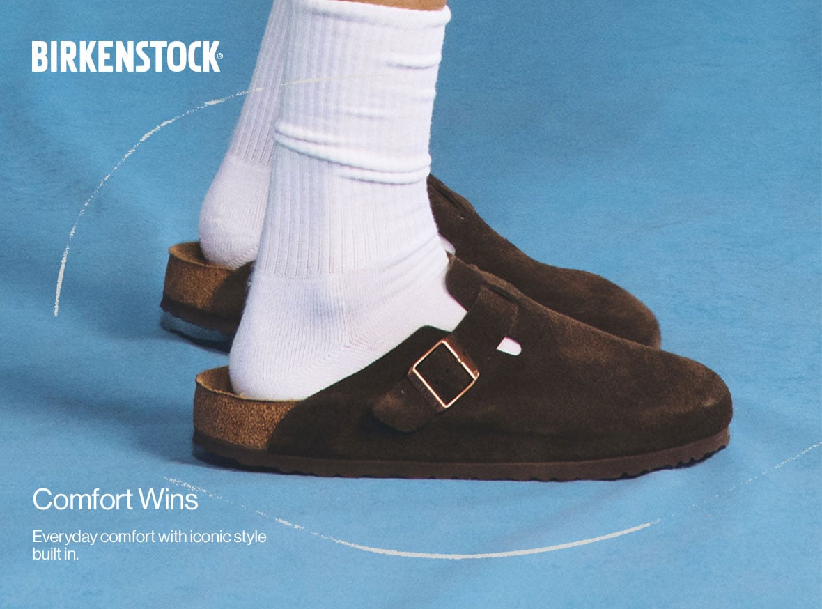 Birkenstock Comfort Wins Everyday comfort with iconic style built in.