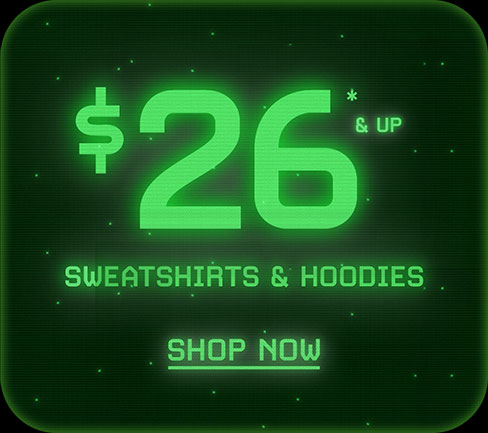 $26* & UP Sweatshirts & Hoodies - Shop Now