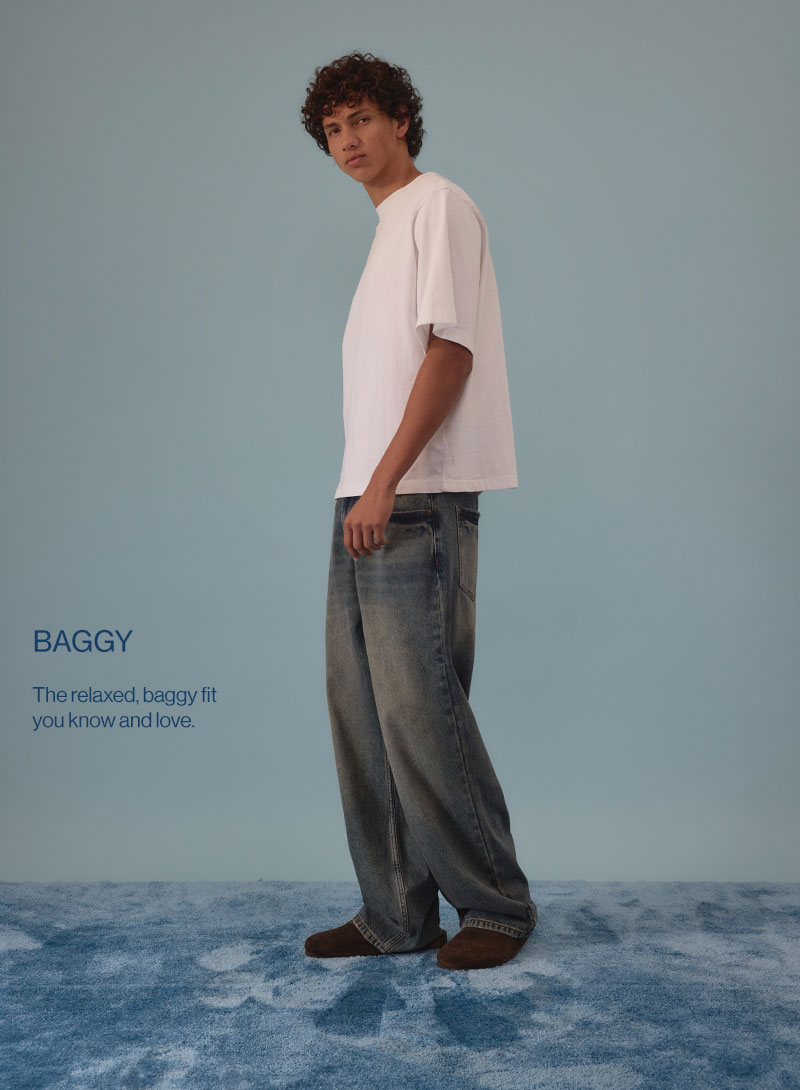 Baggy - The relaxed, baggy fit you know and love.