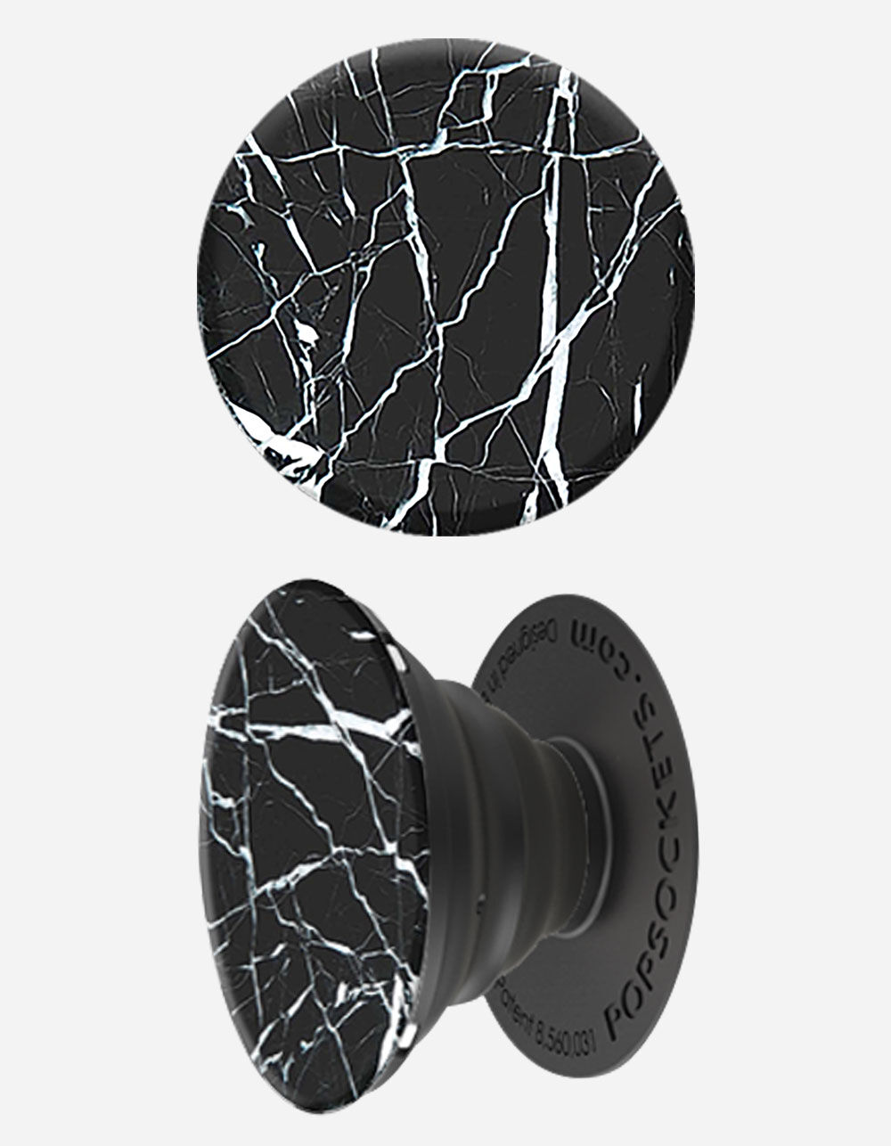 POPSOCKETS Black Marble Phone Stand And Grip image number 0