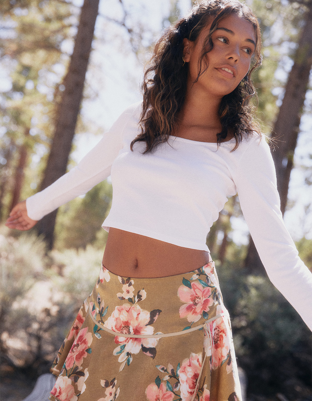 TILLYS Square Neck Womens Long Sleeve Top - WHITE | Tillys