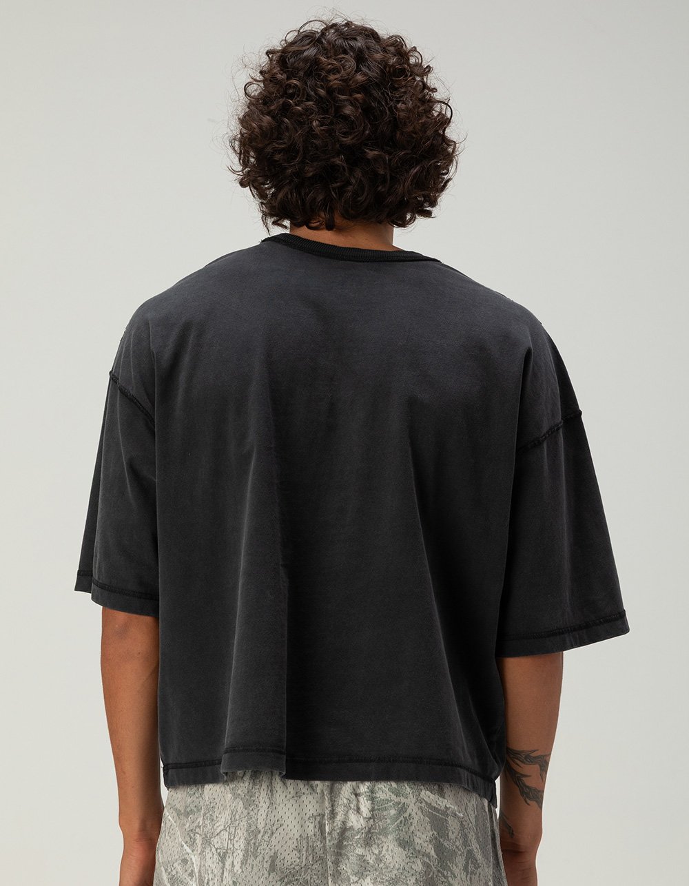 RSQ Mens Baggy Crop Tee