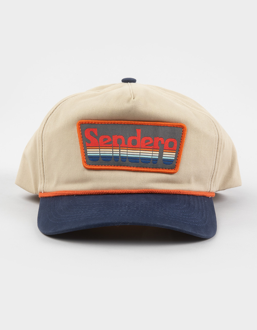 SENDERO PROVISIONS CO. Retro Logo Snapback Hat - Cream Combo