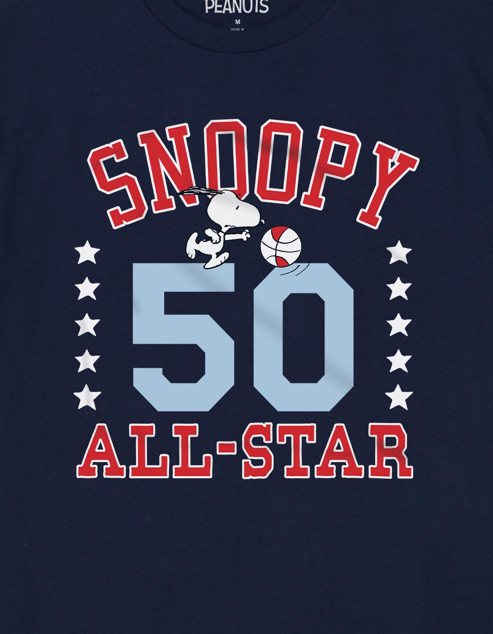 PEANUTS Snoopy All Star Unisex Kids Tee - NAVY