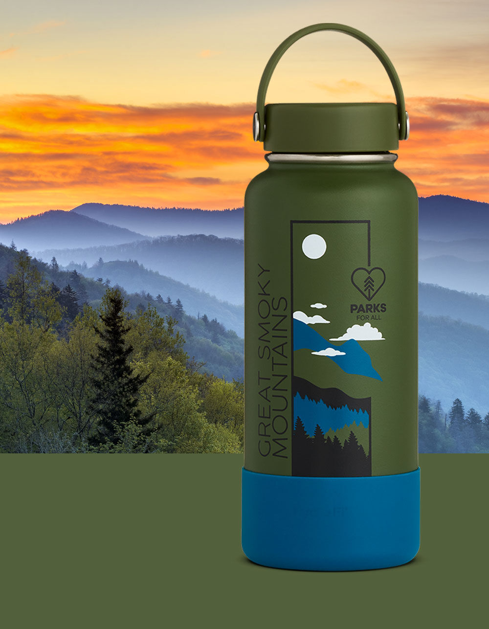 Hydro Handle, Water Flask Handle, National Park Colors, Grand Canyon, Smoky  Mountains, Yellowstone, Water Bottle Holderread Item Detail 