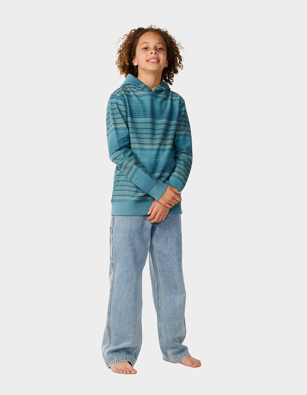 RIP CURL Classic Surf Baja Boys Hoodie - JADE