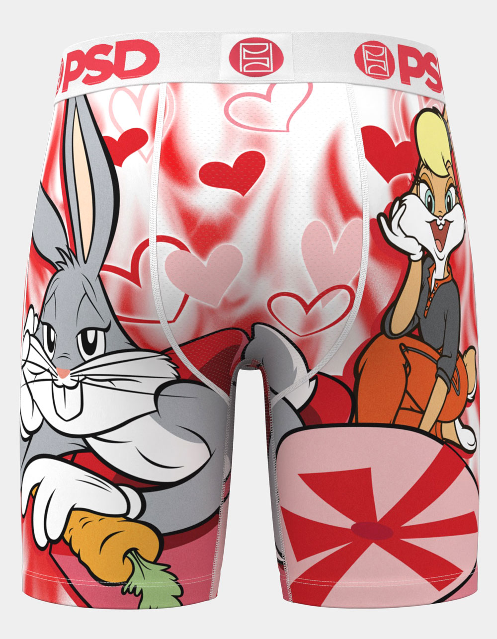 PSD x Looney Tunes Hearts Mens Boxer Briefs - MULTI