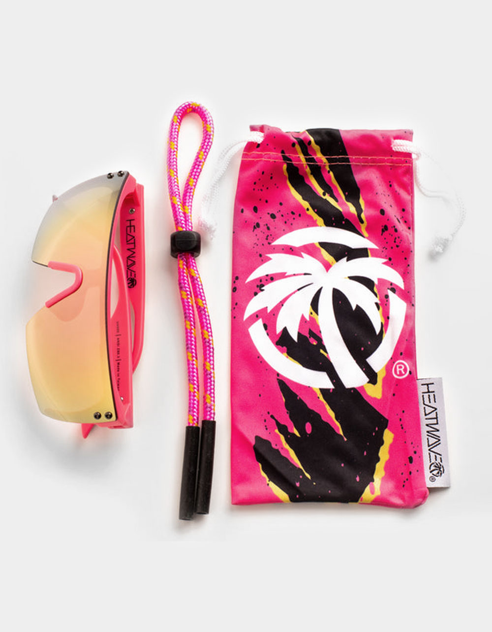 HEATWAVE Lazer Face Kids Sunglasses PINK Tillys
