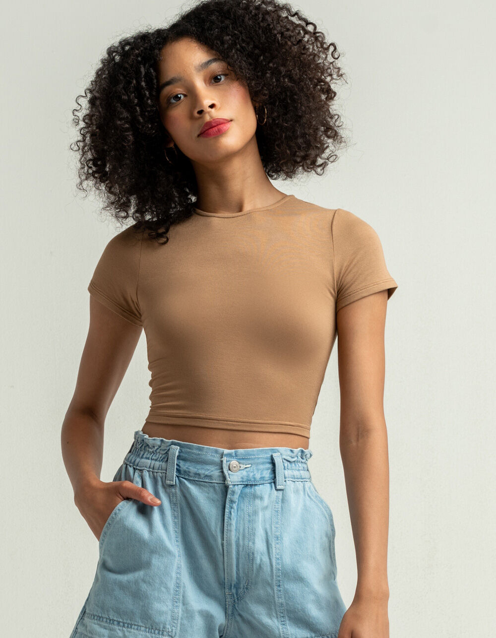 WEST OF MELROSE Back To Back Womens Tan Top - TAN | Tillys
