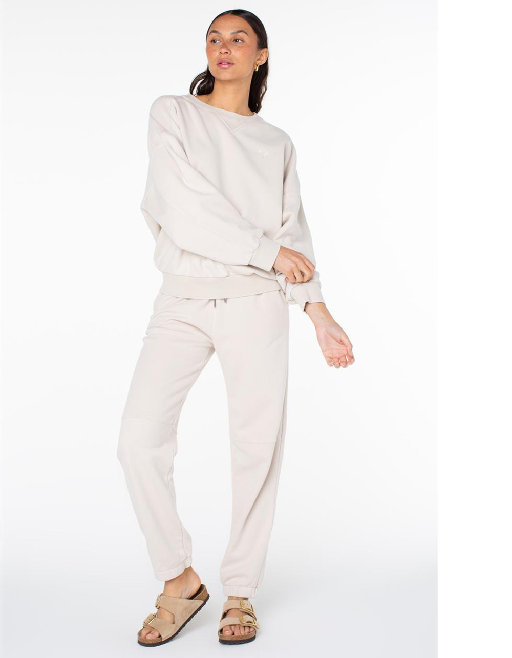 ROXY Oasis Haze Womens Pants - LIGHT GRAY