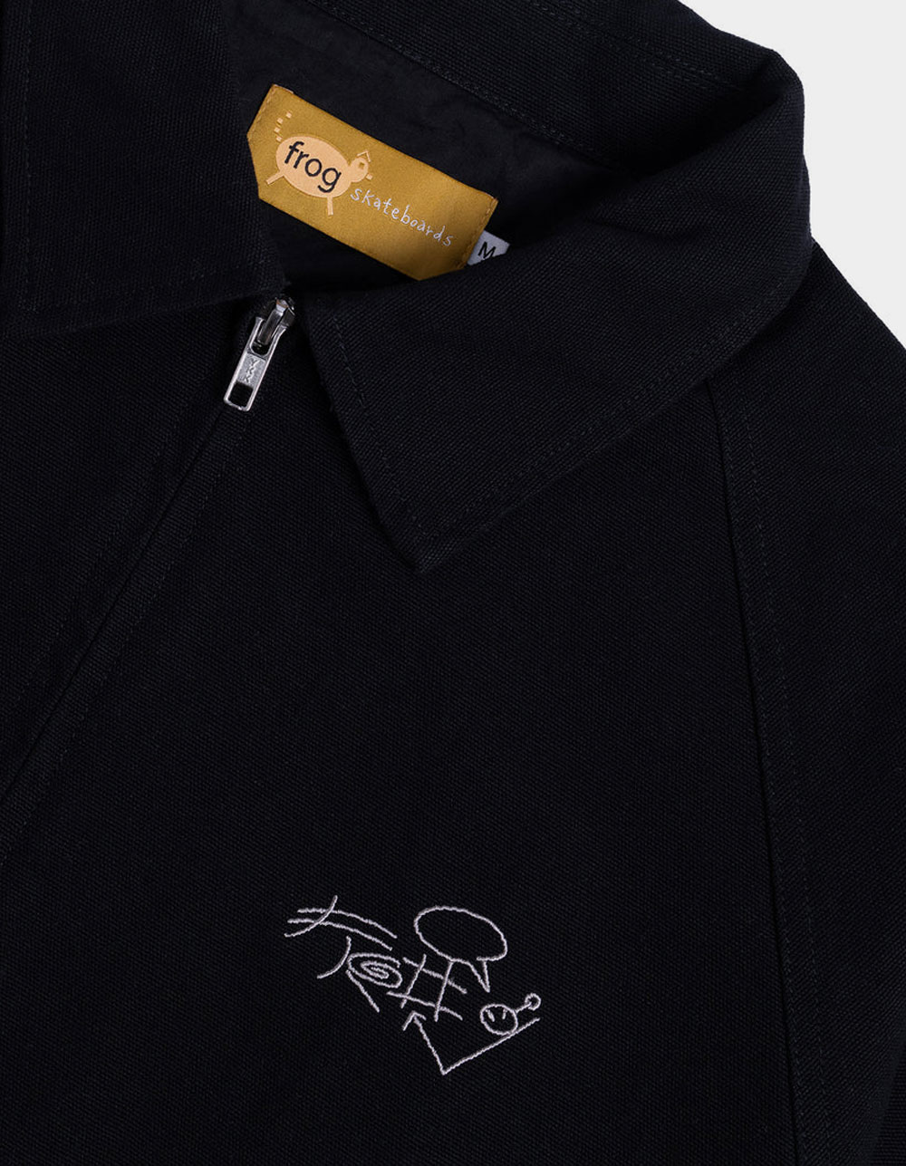 FROG SKATEBOARDS Mens Work Jacket - BLACK