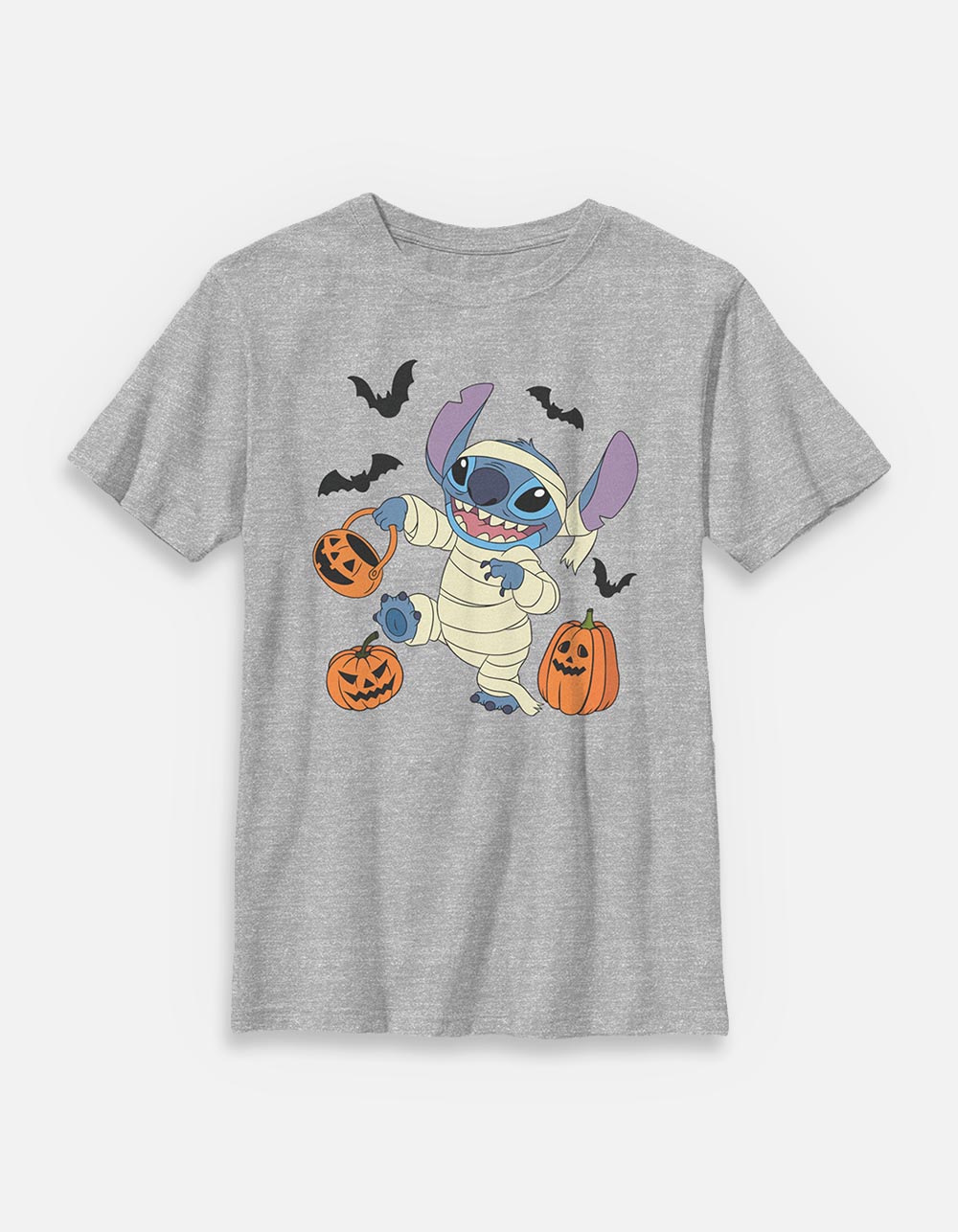 LILO & Stitch Mummy Unisex Kids Tee - HEATHER GRAY