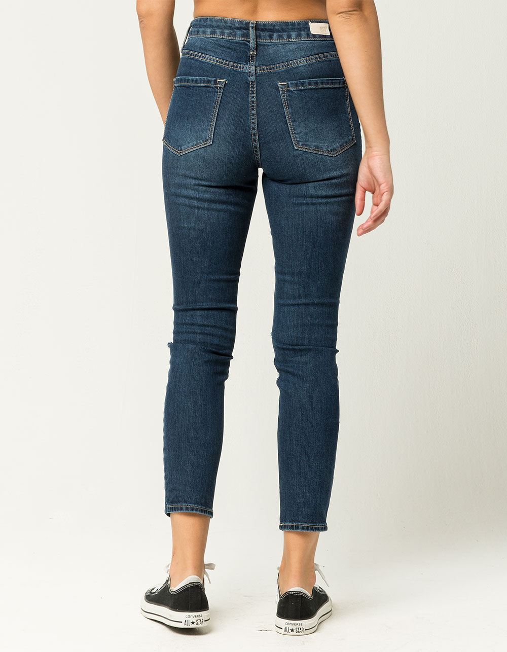 RSQ Womens Mom Ripped Jeans image number 3