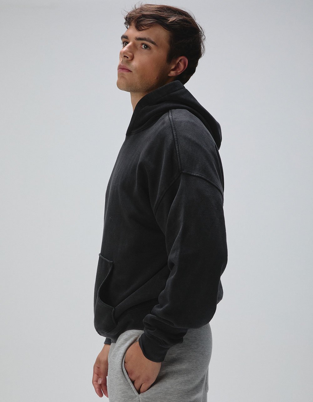 RSQ Mens Washed Oversized Hoodie