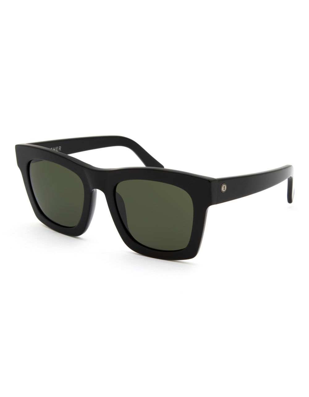 ELECTRIC Crasher Gloss Black Sunglasses BLACK GLOSS/GRAY Tillys