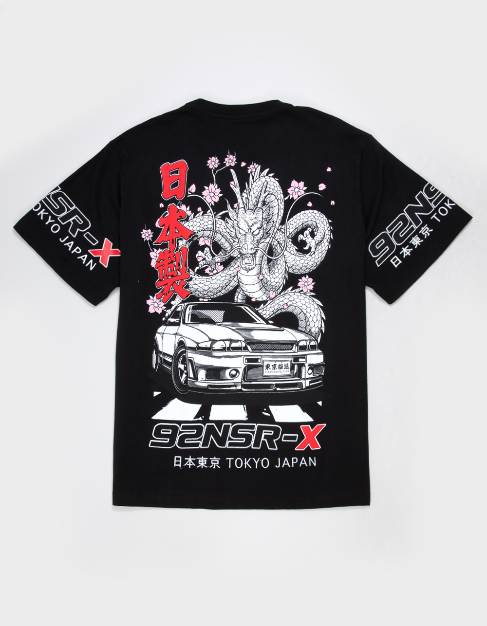 RSQ Mens Tokyo Race Tee - BLACK