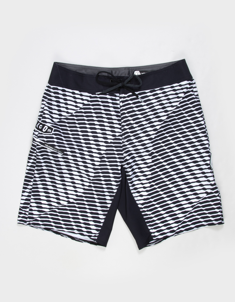 VOLCOM Formentor Mod Mens 20" Boardshorts - WHT/BLK