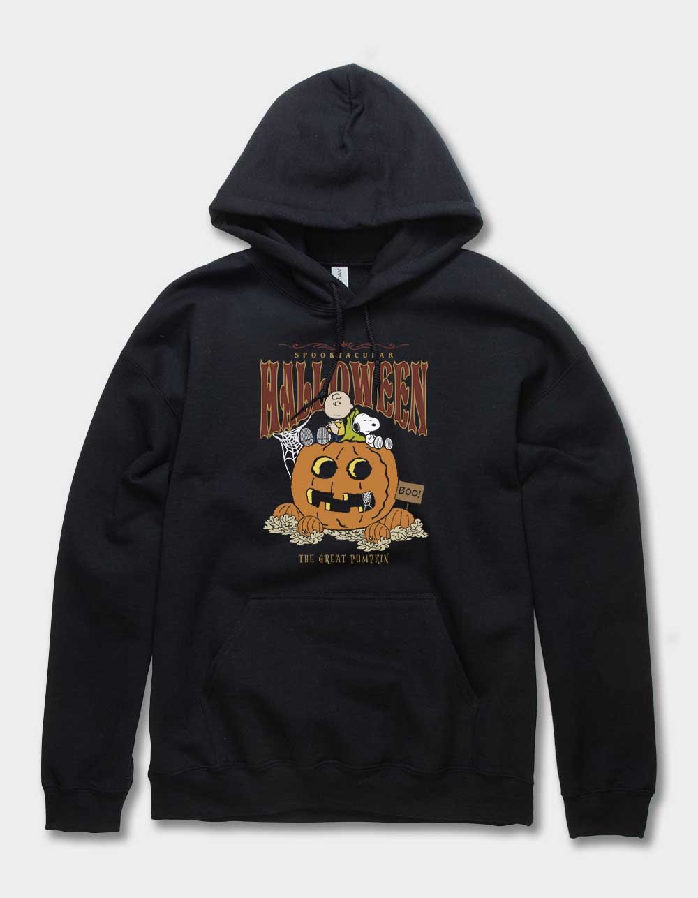 PEANUTS Spooktacular Halloween Unisex Hoodie - BLACK